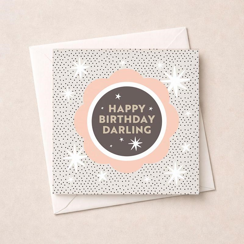 An image of Birthday Card - Happy Birthday Darling