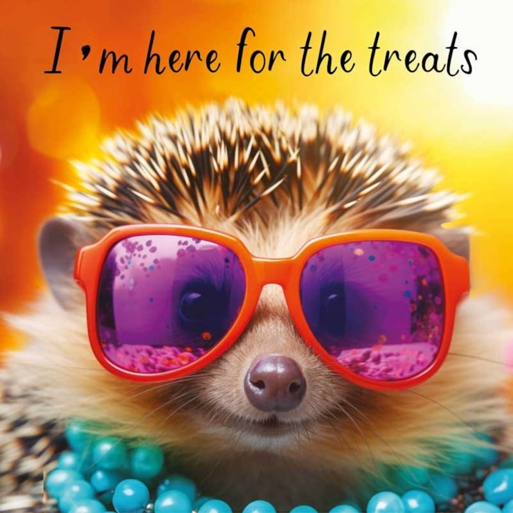 Open Card - Hedgehog Treats