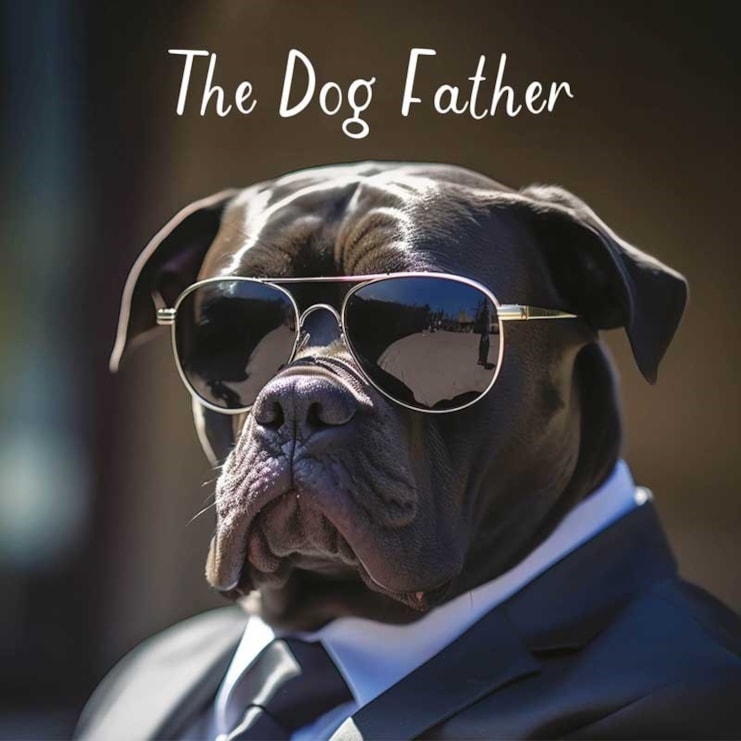 Open Card - The Dog Father