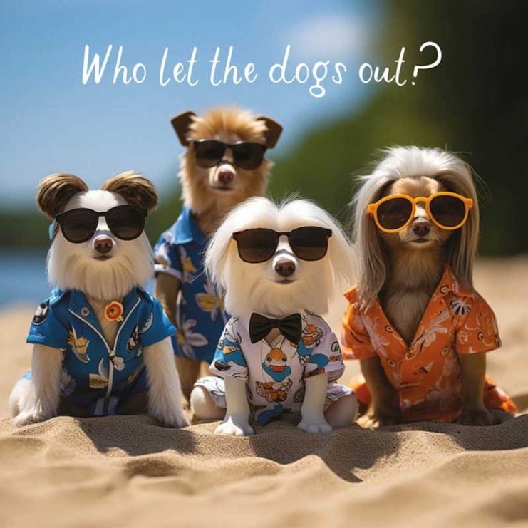 Open Card - Who Let The Dogs Out Open Card - Who Let The Dogs Out