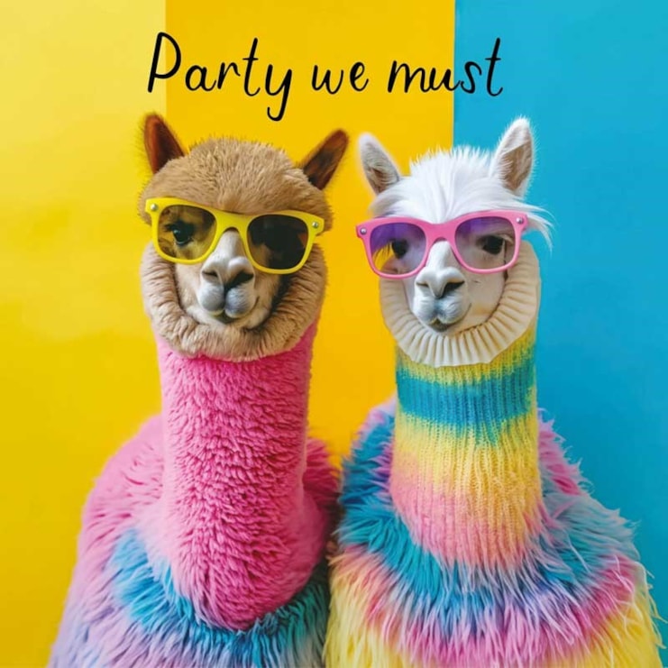 Open Card - Party We Must