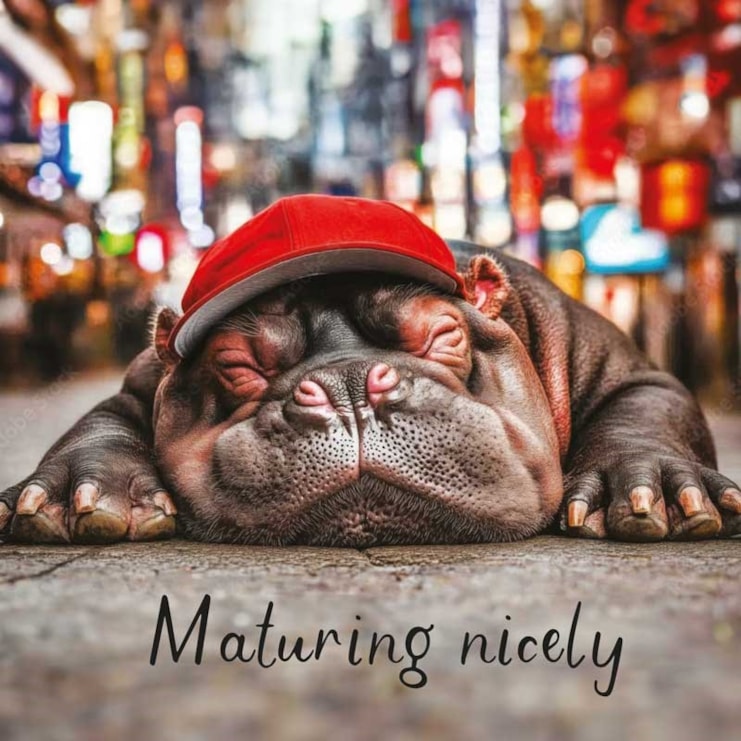 Birthday Card - Maturing Nicely Birthday Card - Maturing Nicely