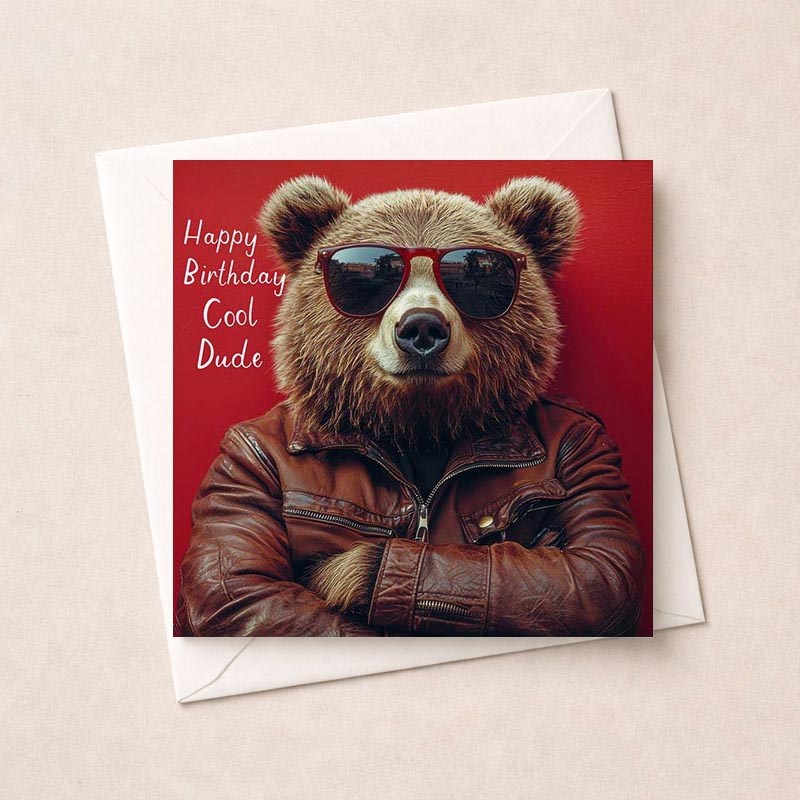 An image of Birthday Card - Cool Dude