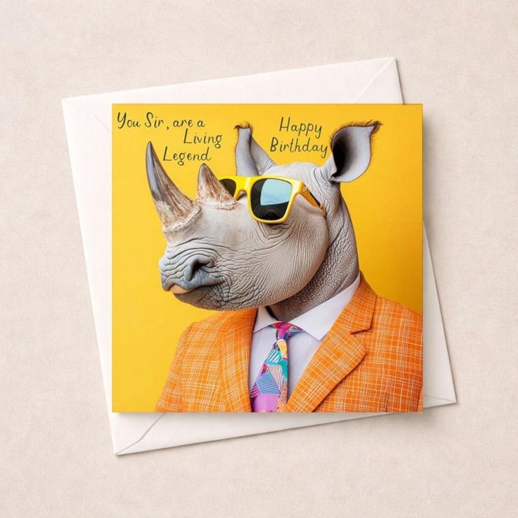 Birthday Card - A Living Legend Birthday Card - A Living Legend