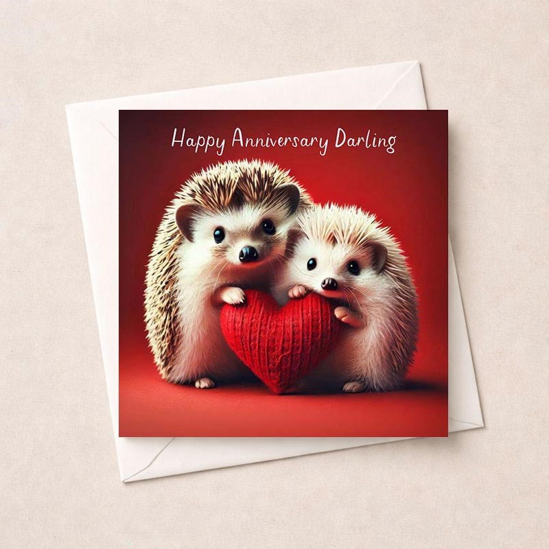 An image of Anniversary Card - Happy Anniversary Darling