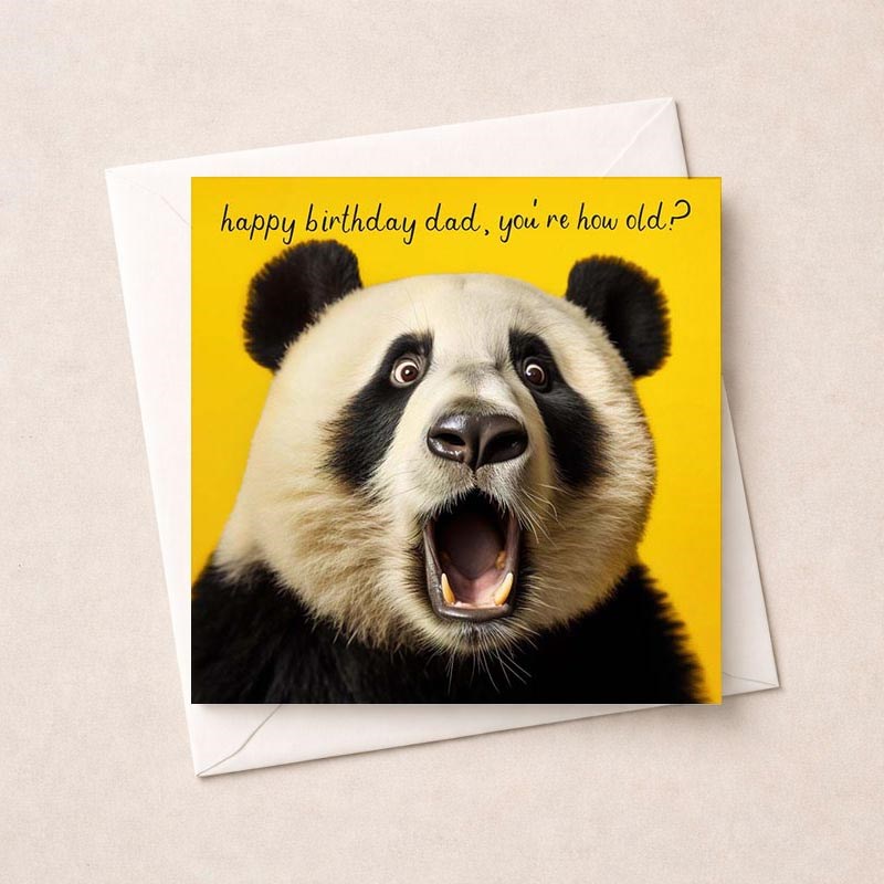 An image of Dad Birthday Card - Dad You're How Old?