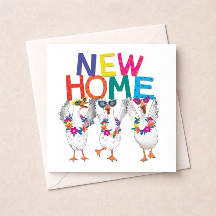 New Home Card - New Home Geese New Home Card - New Home Geese