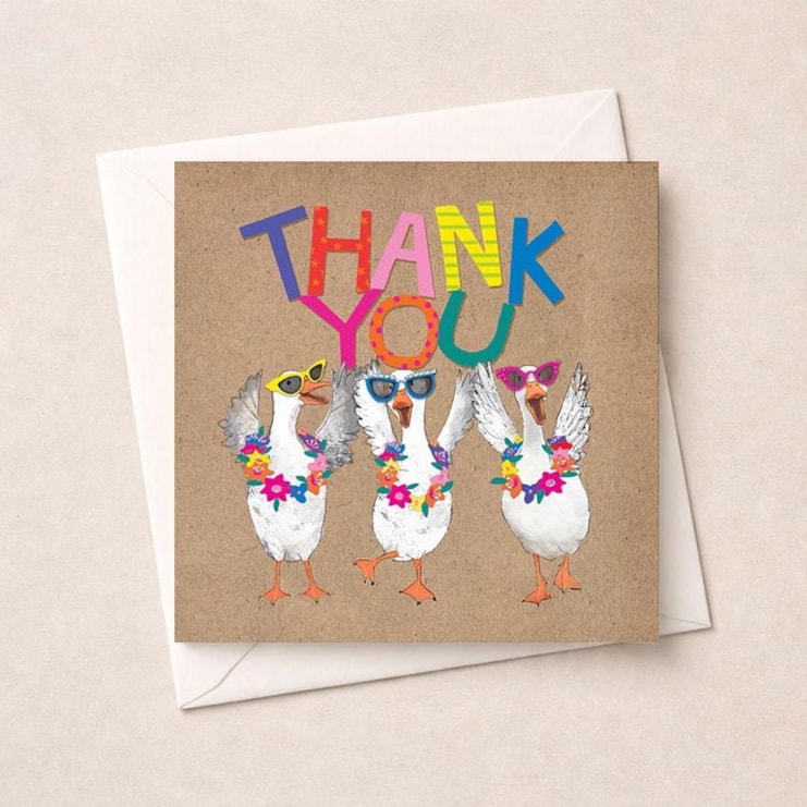 Thank You Card - Thank You Geese Thank You Card - Thank You Geese