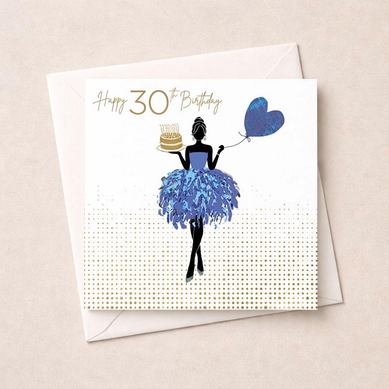An image of Age 30 Birthday Card - Happy 30th Birthday