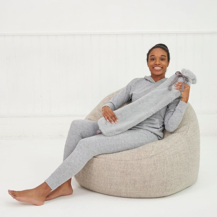 Long Hot Water Bottle | Faux Fur Or Knitted
