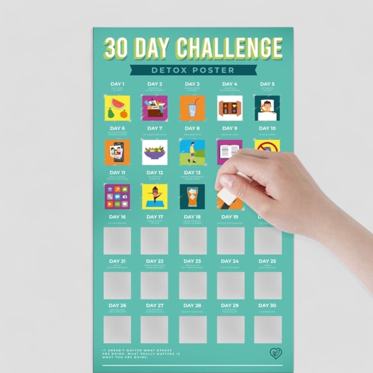 30 Day Challenge Poster Detox 30 Day Challenge Poster Detox