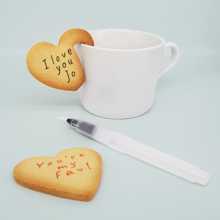 Personalised Heart Cookie Kit Personalised Heart Cookie Kit
