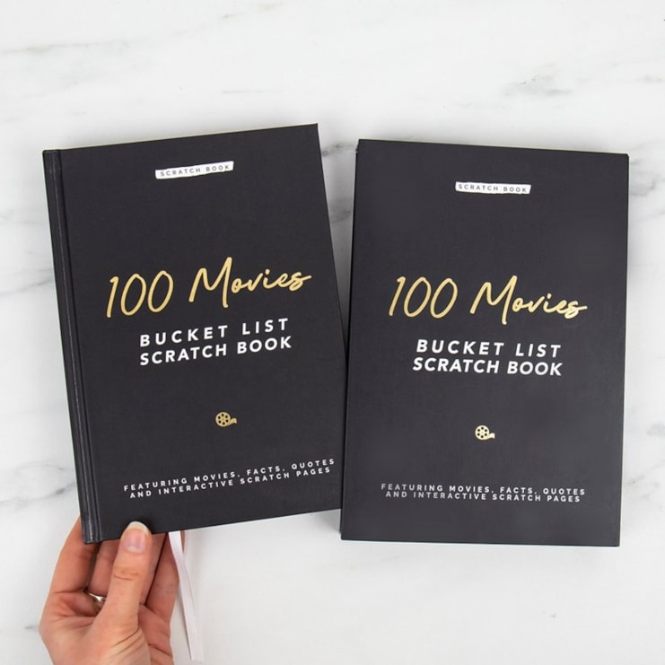 100 Movies Bucket List Scratch Book