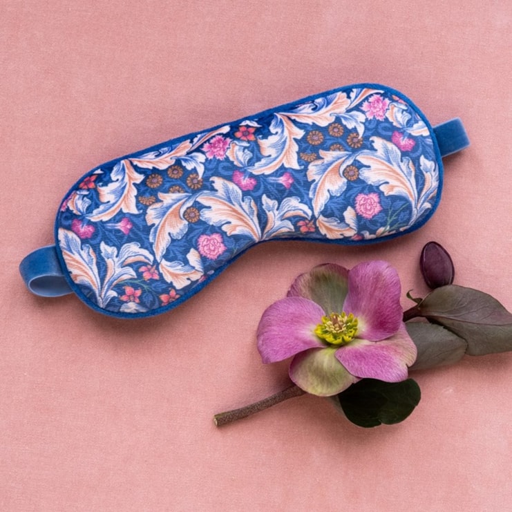 Velvet William Morris Lavender Eye Mask