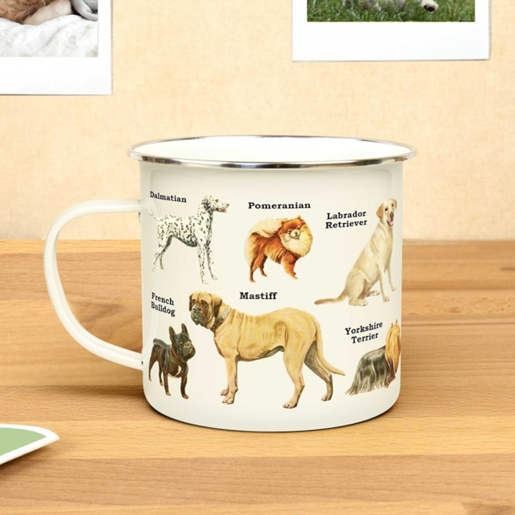 Dogs Enamel Mug