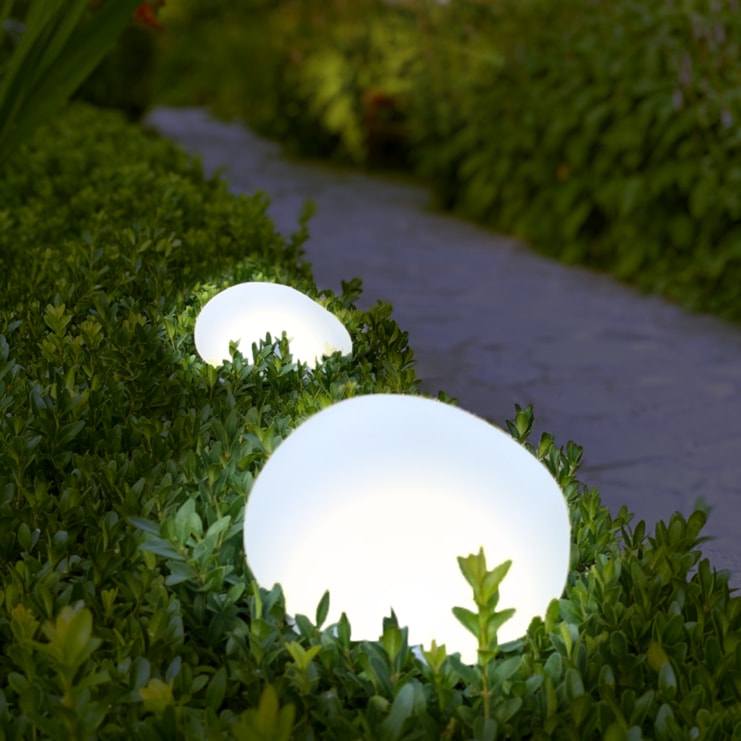 Solar Glass Pebble Light | For The Garden Solar Glass Pebble Light | For The Garden