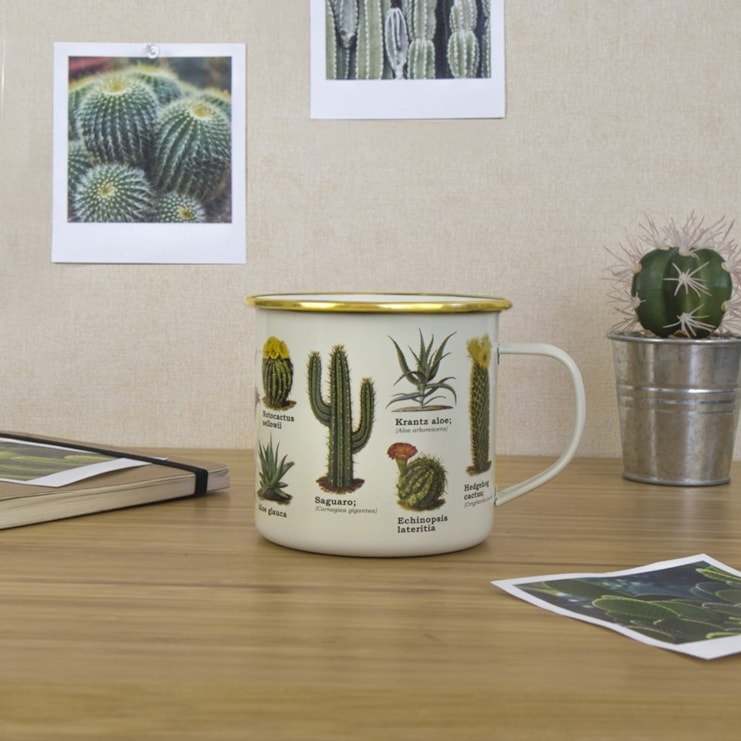 Cacti Enamel Mug Cacti Enamel Mug