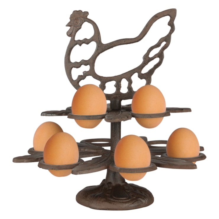 Cast Iron Hen Egg Holder