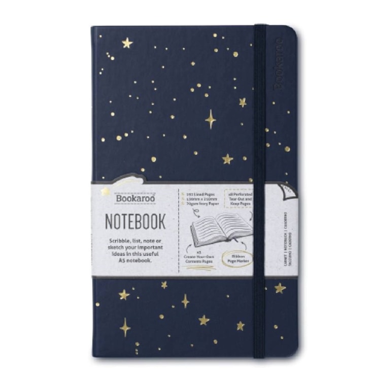 Moon & Stars A5 Notebook Moon & Stars A5 Notebook