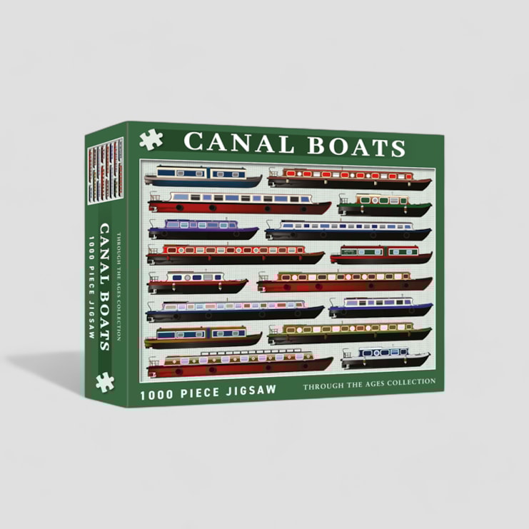 Canal Boats Jigsaw