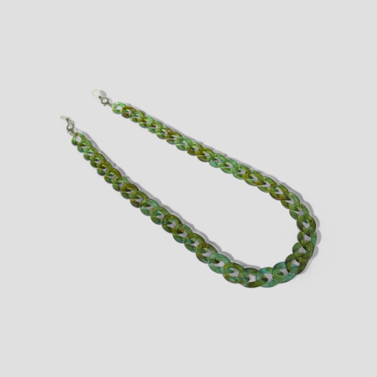 Glasses Chain 'Flat Chunky' Sea Green Glasses Chain 'Flat Chunky' Sea Green