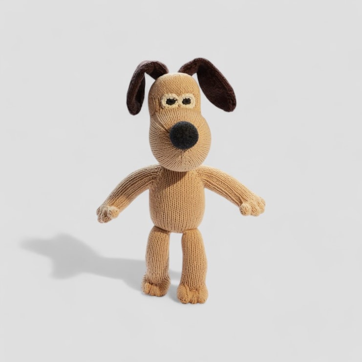Hand Knitted Gromit Soft Toy Hand Knitted Gromit Soft Toy