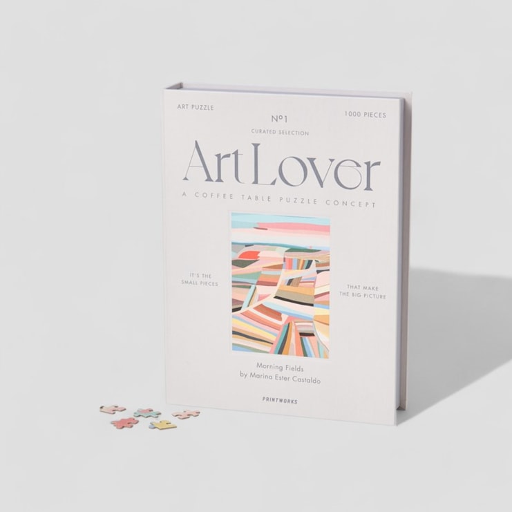 Art Lover Book Puzzle - Morning Fields, 1000 pcs