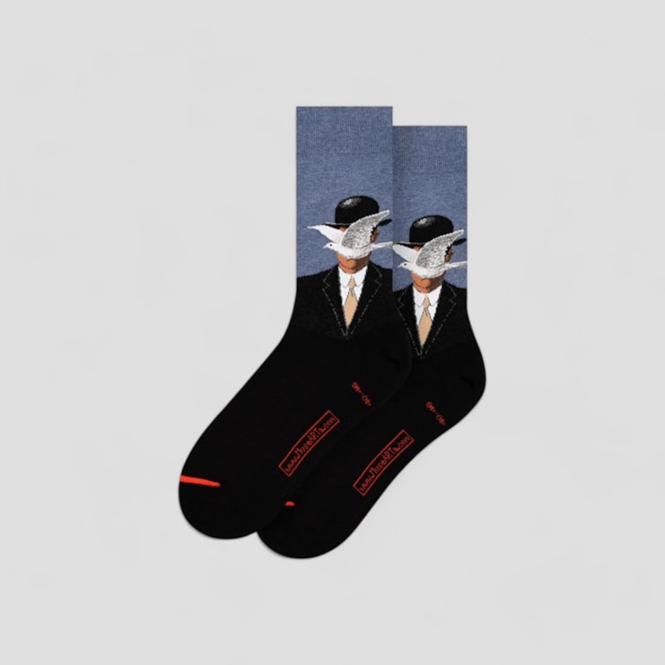 René Magritte - The Man with the Bowler Hat Socks