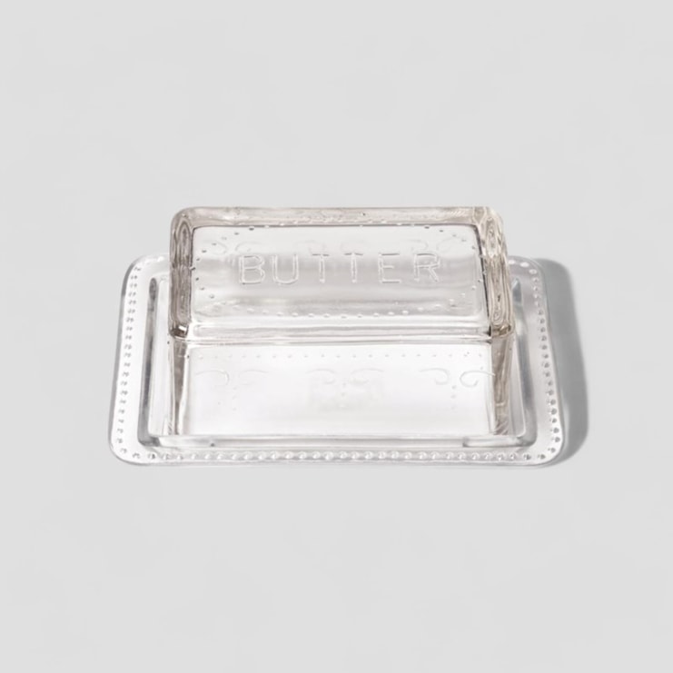 Glass Butter Dish