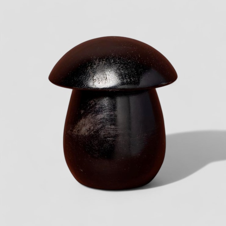 Wooden Mushroom Candle Wooden Mushroom Candle