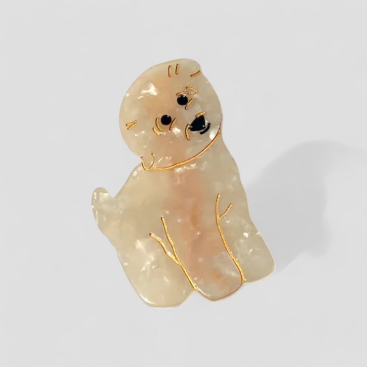 Bichon Frisé Dog Claw Hair Clip Bichon Frisé Dog Claw Hair Clip