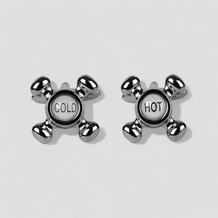Hot & Cold Taps Cufflinks