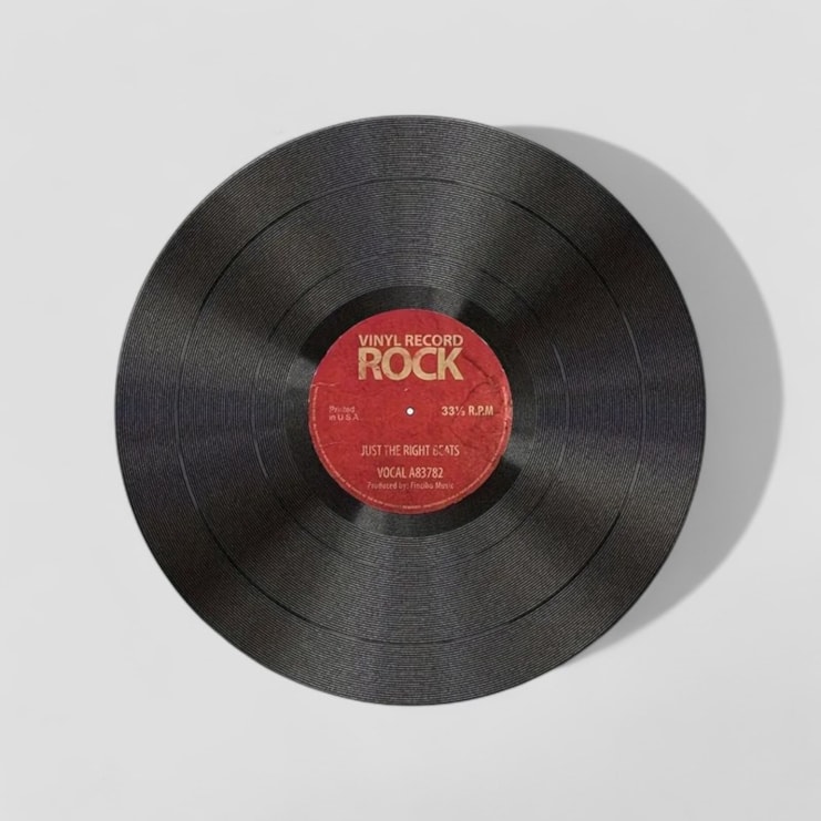 Vinyl Record Mouse Mat Vinyl Record Mouse Mat