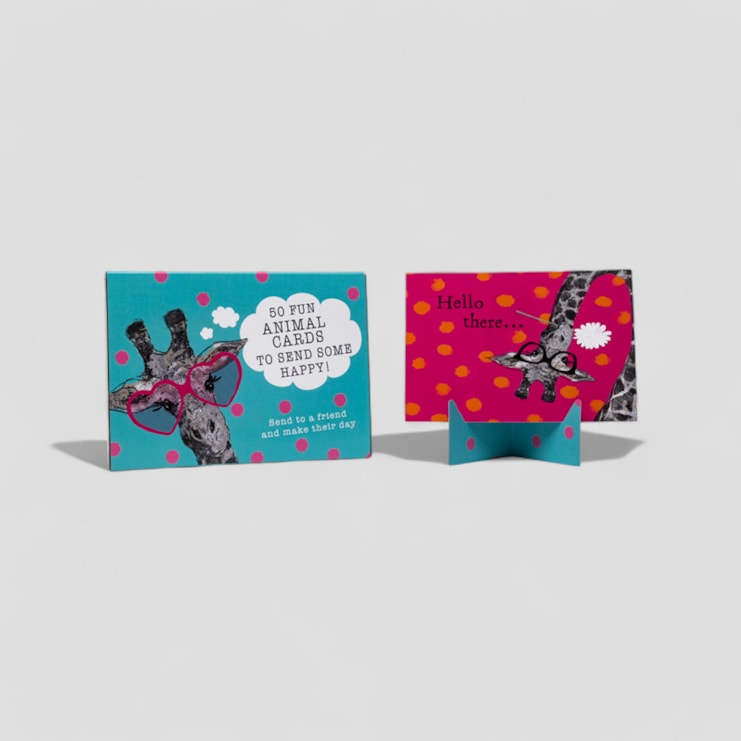 Positive Box Of Fun Animal Postcards Positive Box Of Fun Animal Postcards