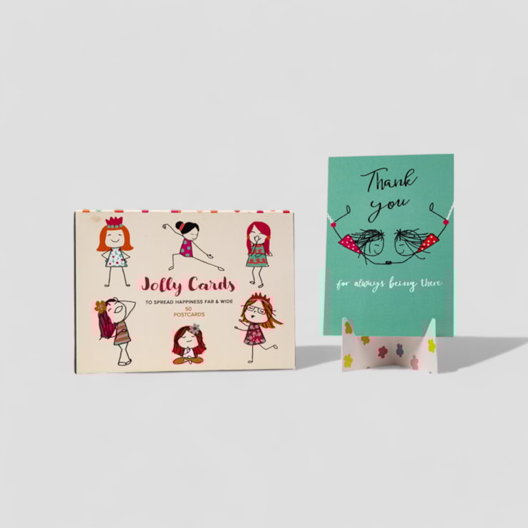 Positive Box Of 50 Jolly Postcards Positive Box Of 50 Jolly Postcards