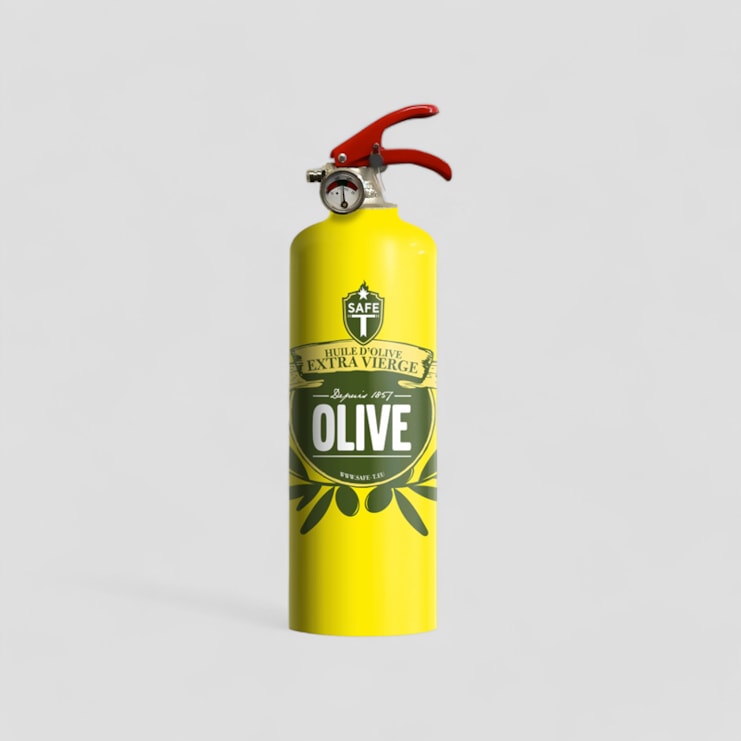 Fire Extinguisher - Olive Oil Design