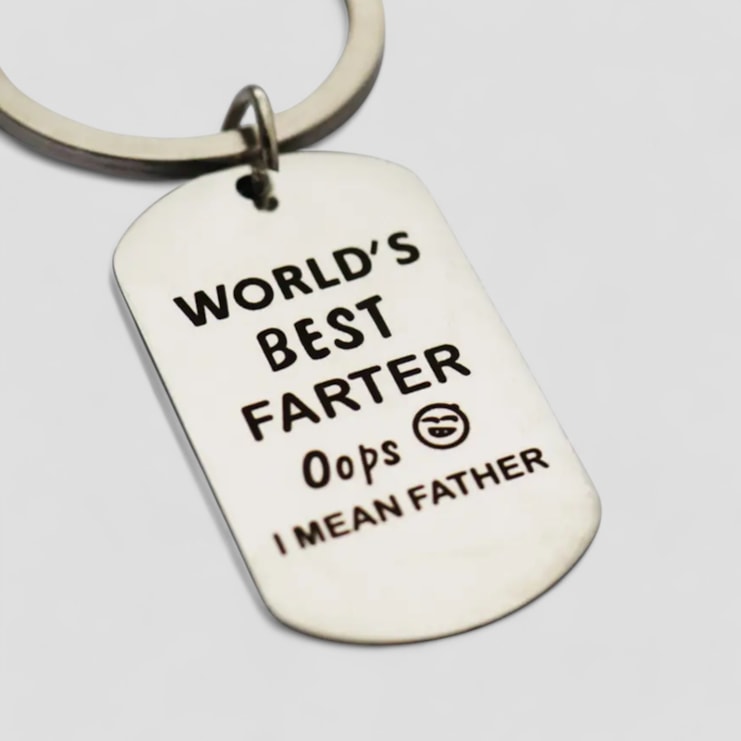 World's Best Farter Keyring World's Best Farter Keyring