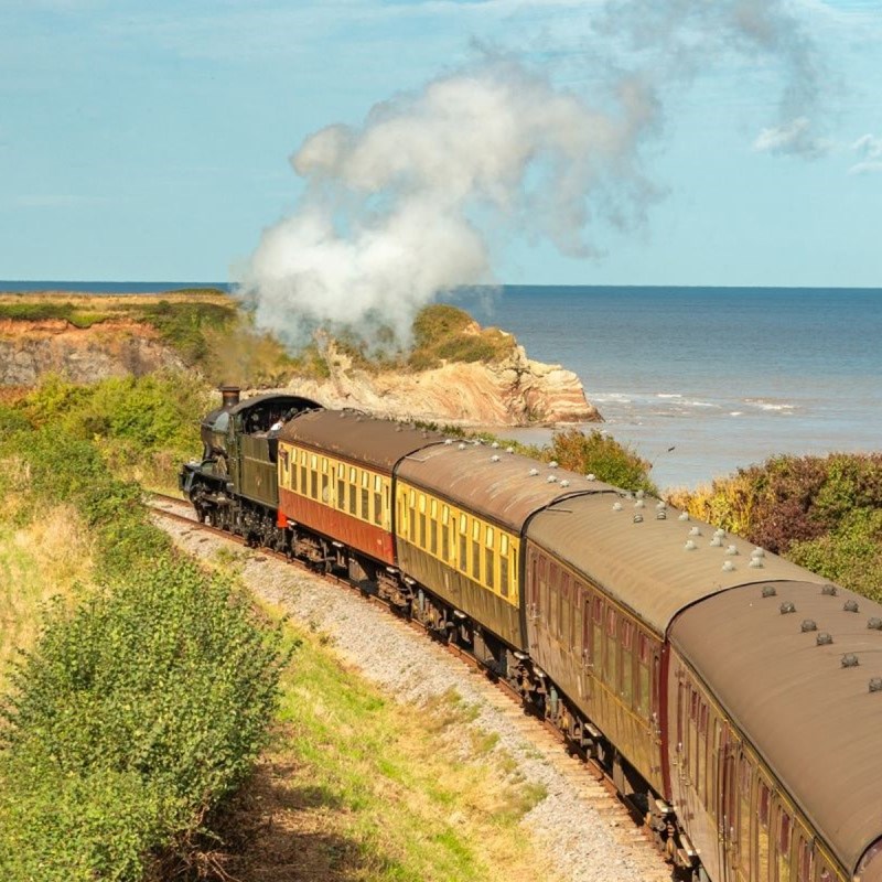 An image of West Somerset Railway Steam Train Journey with Cream Tea for Two