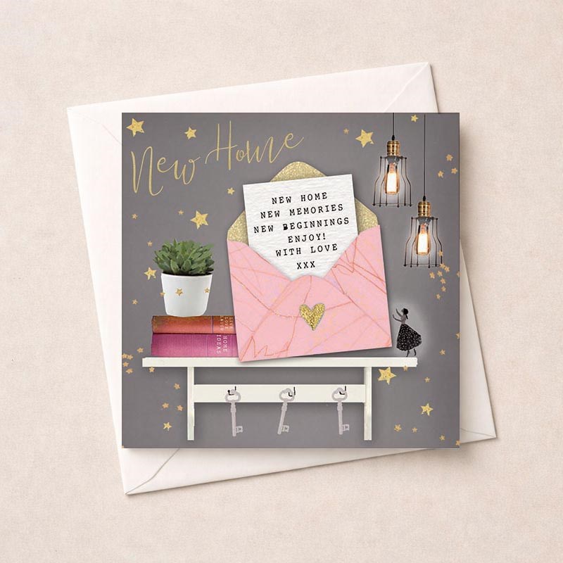 An image of New Home Card - New Beginnings