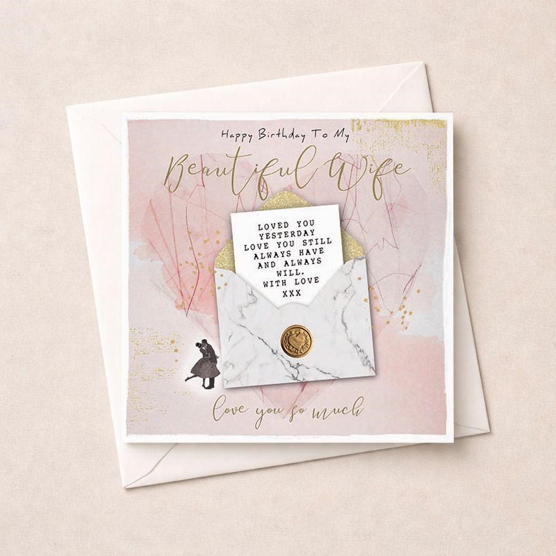 An image of Birthday Card - Beautiful Wife