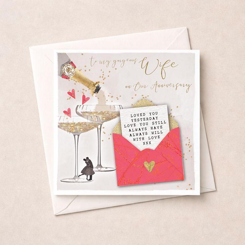 An image of Anniversary Card - To My Gorgeous Wife