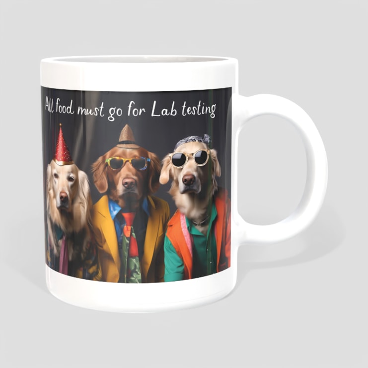 Mug - All Food Must Go For Lab Testing