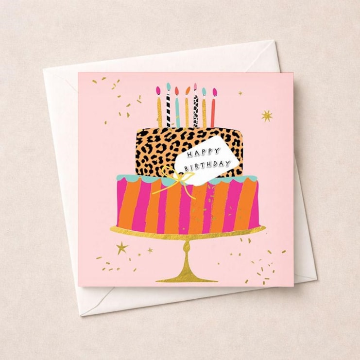 Birthday Card - Birthday Cake Birthday Card - Birthday Cake