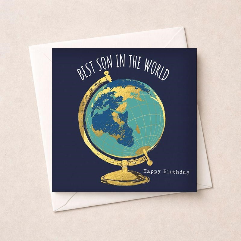 An image of Son Birthday Card - Best Son