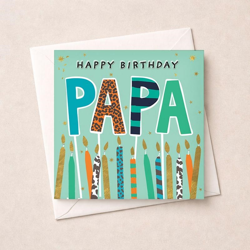 An image of Papa Birthday Card -  Papa