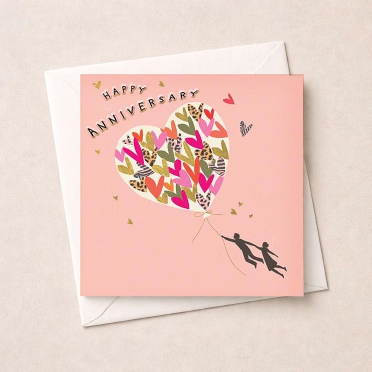 Anniversary Card - Balloon Of Hearts Anniversary Card - Balloon Of Hearts