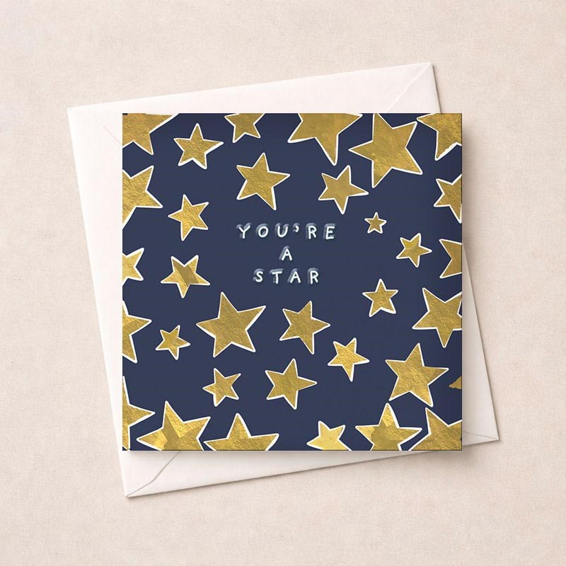An image of Congratulations Card -  You're A Star