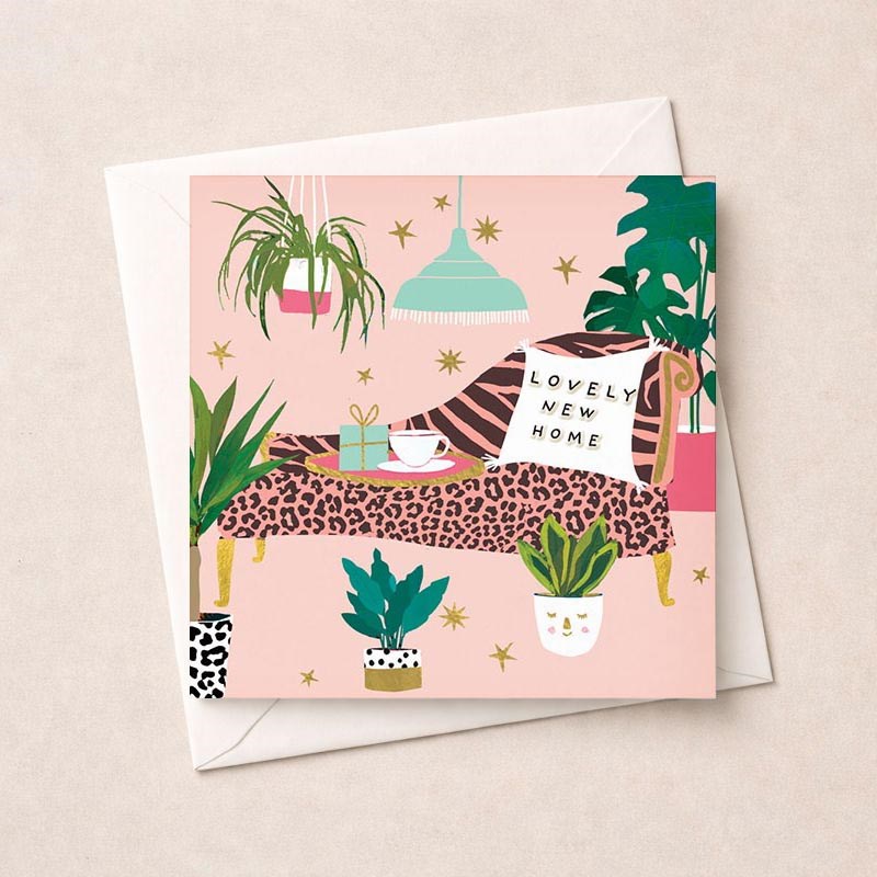 An image of New Home Card - House Plants