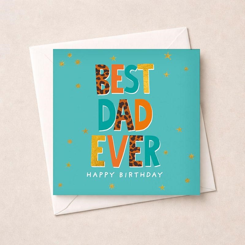 An image of Dad Birthday Card - Words