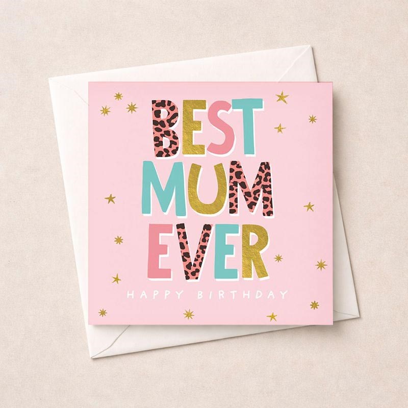 An image of Mum Birthday Card - Words